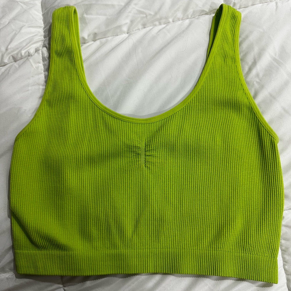 pacsun lime green top